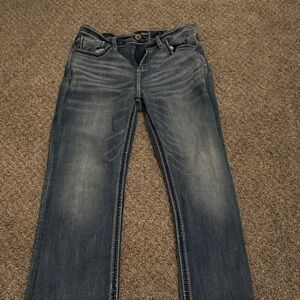 BKE Faded Blue Denim Jeans